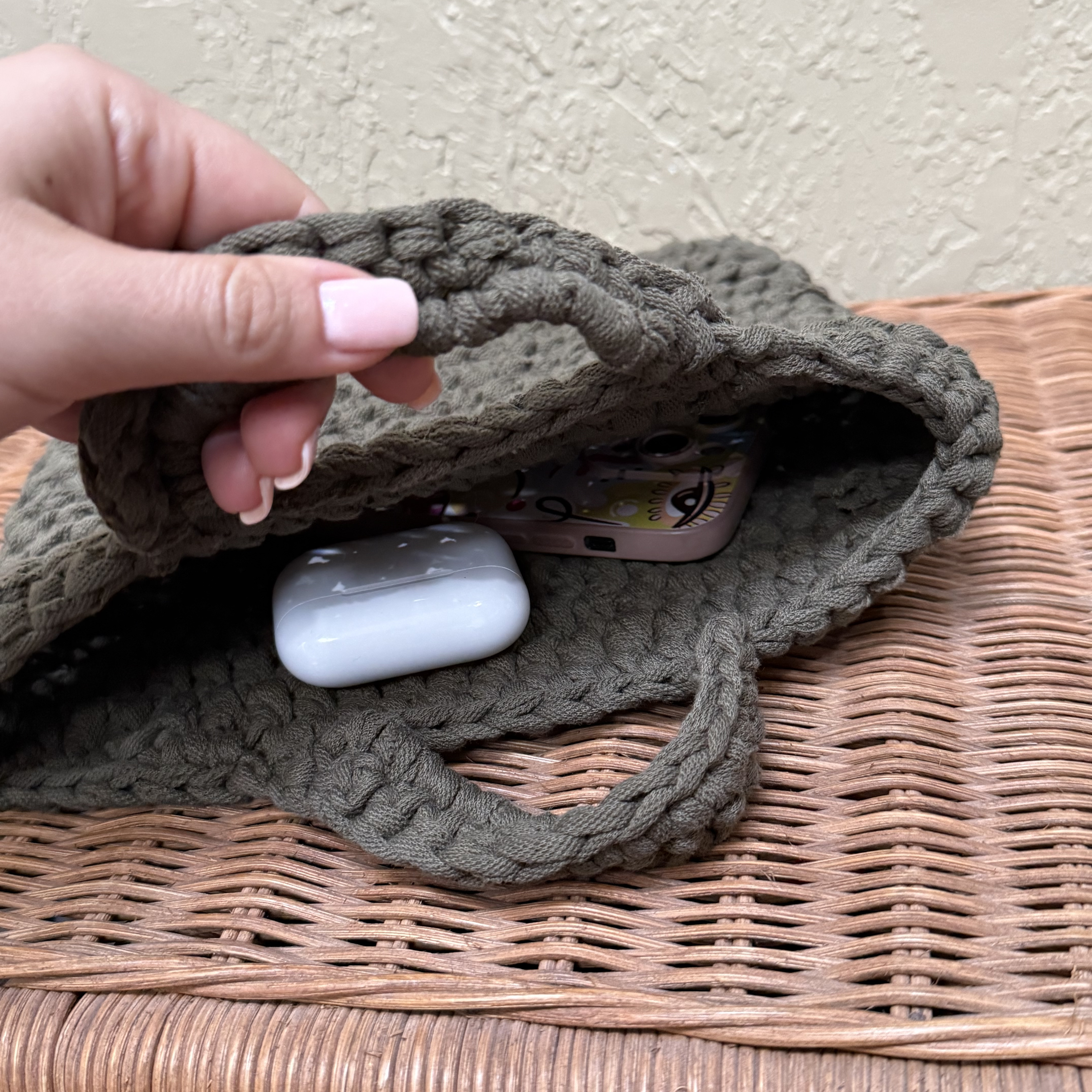 Olive Moss Pouch image 7